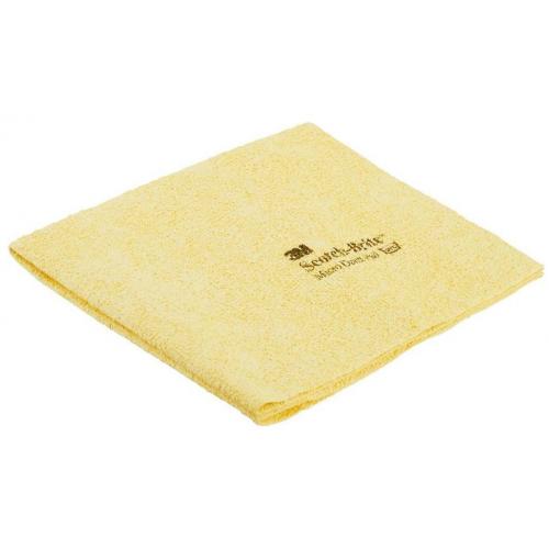 Premium Wiping Cloth - Scotch-Brite&#8482; Micro Duett - Yellow - 40cm (15.75&quot;)