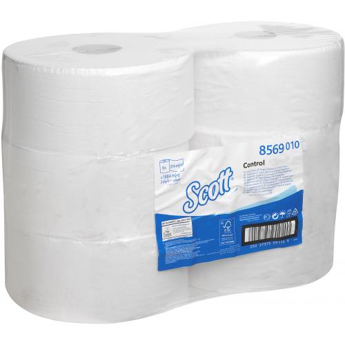 Toilet Roll - Jumbo - SCOTT&#174; Control&#8482; - White - 2 Ply - 314m