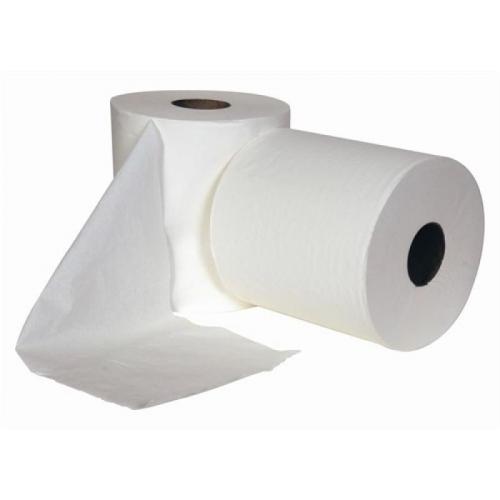 Centrefeed Roll - Embossed - Jangro - Contract - 2 Ply - White - 100m