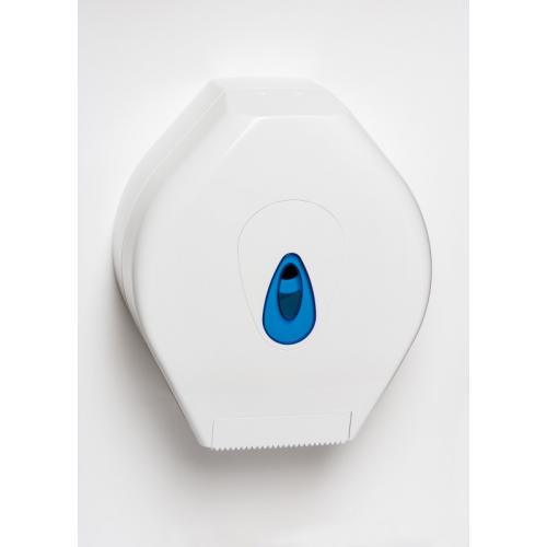 Toilet Roll Dispenser - Midi Jumbo - Modular  - White & Blue