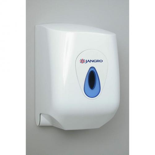 Centrefeed Roll Dispenser - Jangro - Modular - White & Blue
