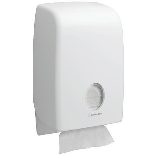 Hand Towel Dispenser - Interfold - Aquarius&#8482; - White