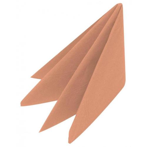 Lunch Napkin - Peach - 4 fold - 2 ply - 33cm