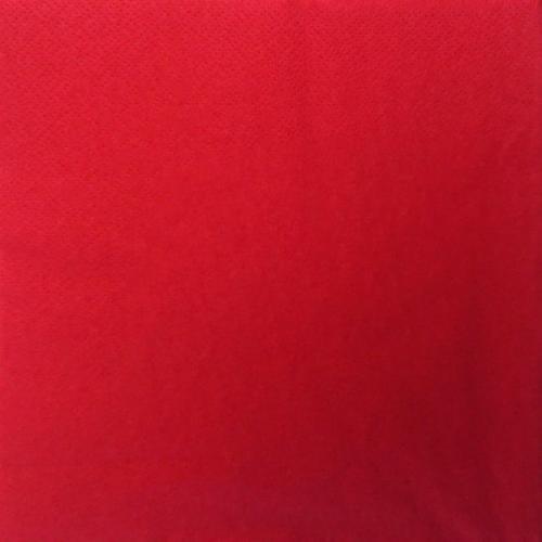 Lunch Napkin - Red - 4 fold - 2 ply - 33cm