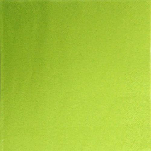 Dinner Napkin - Lime Green - 4 fold - 2 ply - 39cm