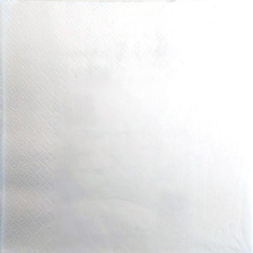 Dinner Napkin - White - 4 fold - 3 ply - 39cm