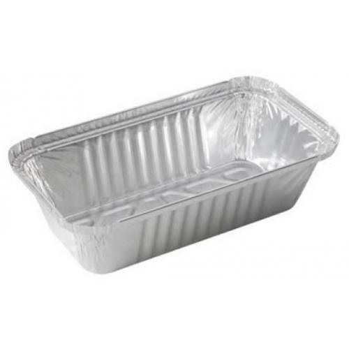 Foil Takeaway Container - Oblong - Aluminium Foil - No 6a - Oblong - 69.5cl (23.5oz)