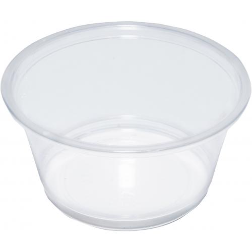 Portion Pot - Clear PET Plastic - 5cl (2oz)