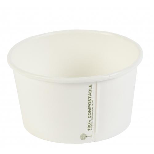 Food Pot - Biodegradable - Paper - 41cl (12oz) - 115mm dia
