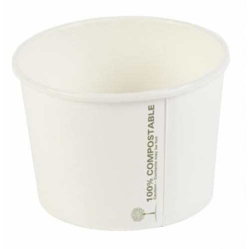 Food Pot - Biodegradable - Paper - 55cl (16oz) - 115mm dia