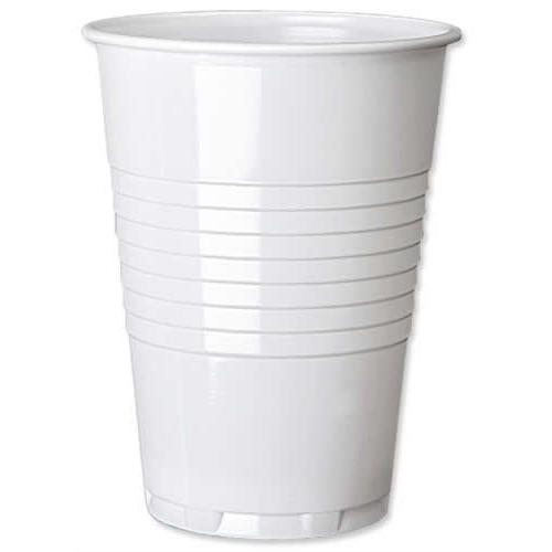 Non-Vending Plastic Cup - Tall - White - 7oz (20cl)