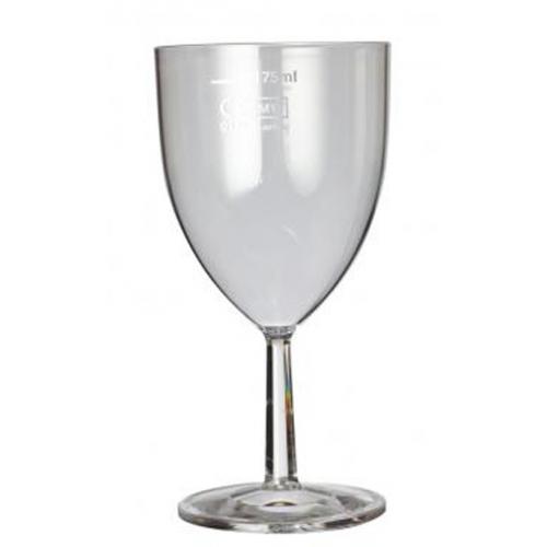 Wine Glass - Reusable - Polystyrene - Clarity&#8482; - 20cl (7oz) LCE @ 175ml