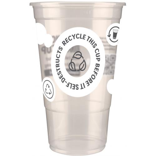 TWOinONE&#39; Flexy Glass - Environmental Print - Pint Glass - Biodegradable Plastic - 21oz (63cl) LCE @ 20oz