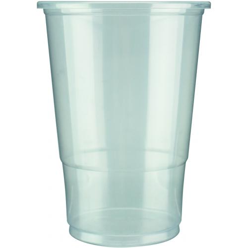 TWOinONE&#39; Flexy Glass - Half Pint Glass - Biodegradable Plastic - 10oz (28cl) CE