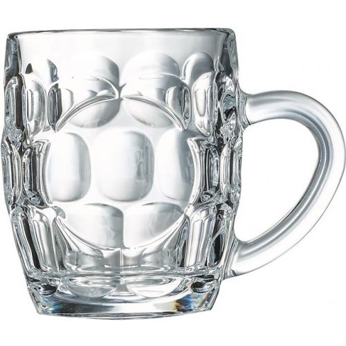 Dimpled Beer Tankard - Britannia - 10oz (28.5cl) UKCA