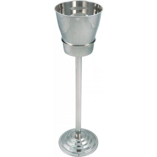 Wine & Champagne Bucket & Stand - Stainless Steel - Classique - 21cm (8.3&quot;)