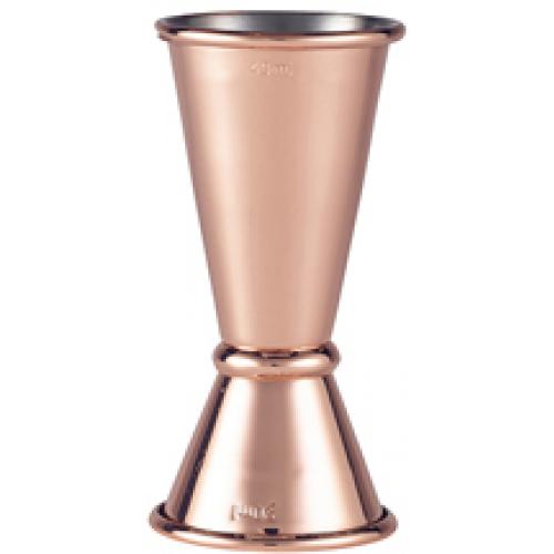 Jigger - Double Ended - Copper Plated Steel - 20 & 40ml