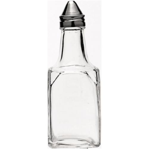 Vinegar Bottle - Stainless Steel Shaker Top - Square - 18cl (6oz)