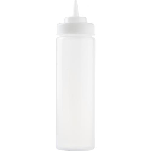 Squeeze Bottle - Wide Mouth - Clear - 71cl (24oz) - 63mm diameter