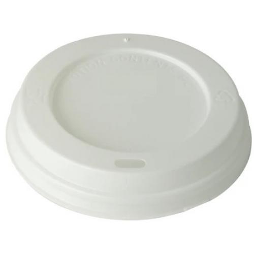 Domed Lid - Sip Through - White - 8oz (23.7cl) - 80mm diameter