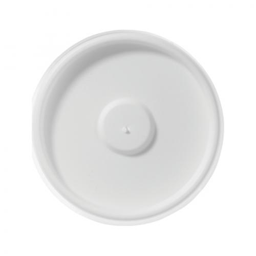 Hot Cup Lid  - Solid - White - 16oz (45cl)