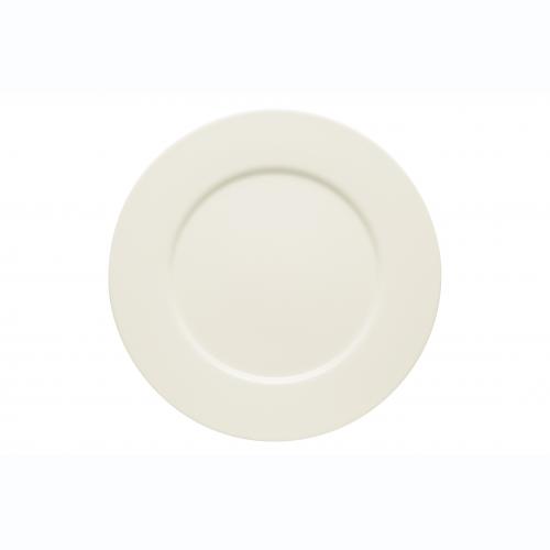 Wide Rimmed Plate - Porcelain - Purity - 28.7cm (11.3&quot;)