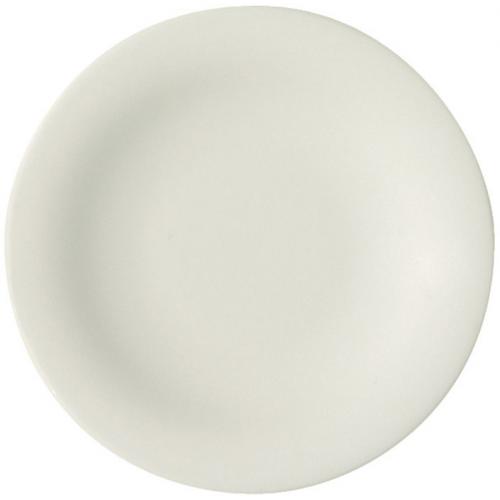 Flat Coupe Plate - Porcelain - Purity - 21cm (8.25&quot;)