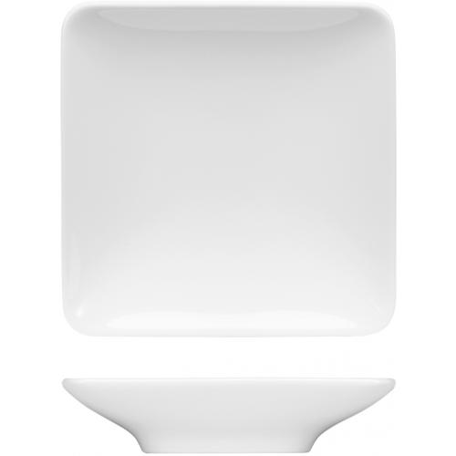 Square Plate - Porcelain - Purity - 9cm (3.5&quot;)