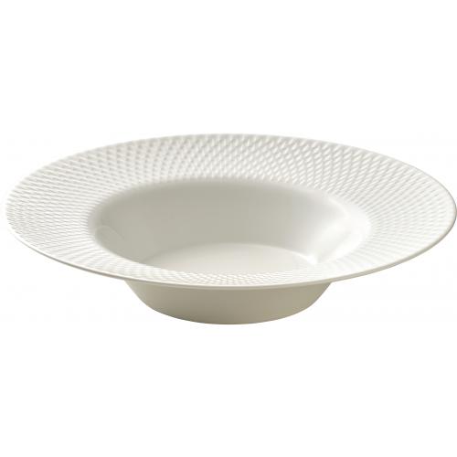 Wide Rim Bowl - Porcelain - Purity - Reflections - 28.6cm (11.25&quot;) - 50cl (17.5oz)