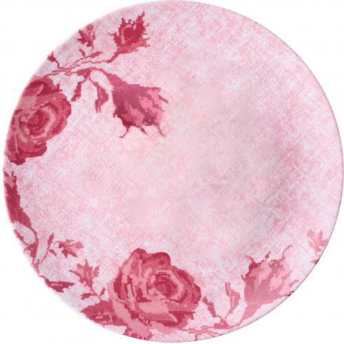 Coupe Plate - Porcelain - Boho - Pink - 15cm (5.9&quot;)