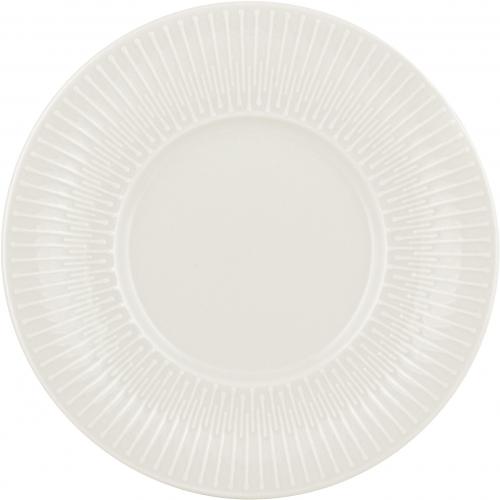 Wide Rimmed Plate - Porcelain - Vibes - 16cm (6.25&quot;)