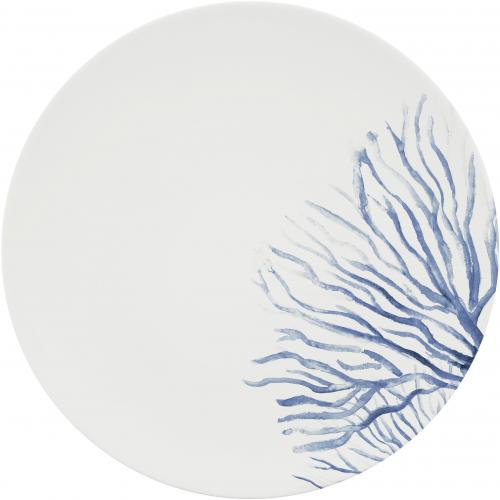 Coupe Plate - Porcelain - Maritime Ocean Breeze - 28cm (11&quot;)