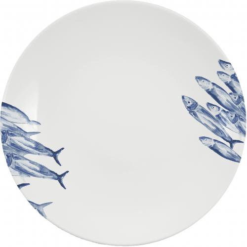 Coupe Bowl - Porcelain - Maritime Ocean Breeze - 24cm (9.5&quot;) - 1L (35.25oz)
