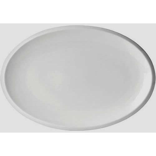 Plate - Oval - Porcelain - Titan - 36cm (14&quot;)