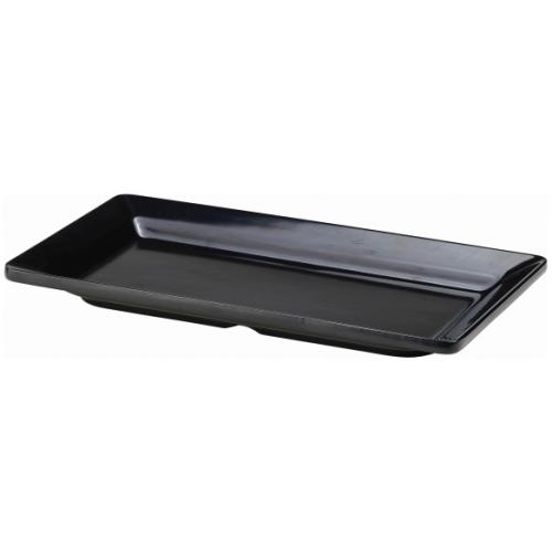 Platter - Rectangular - Melamine - Black - GN 1/3