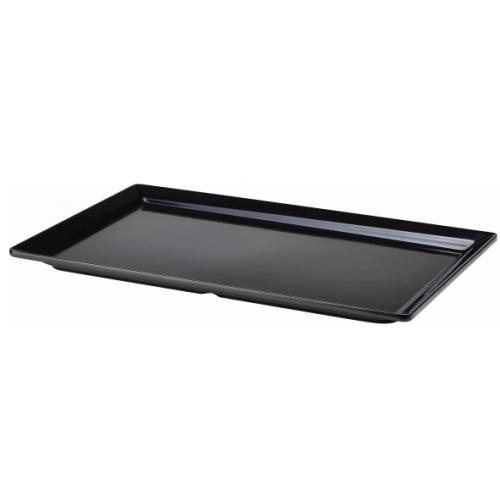 Platter - Rectangular - Melamine - Black - GN 1/1