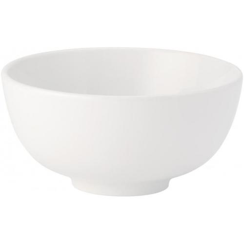 Round Rice Bowl - Pure White -12.5cm (5&quot;) - 39cl (13.75oz)