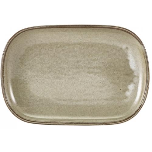 Plate - Rectangular - Terra Porcelain -  Grey - 24cm (9.5&quot;)