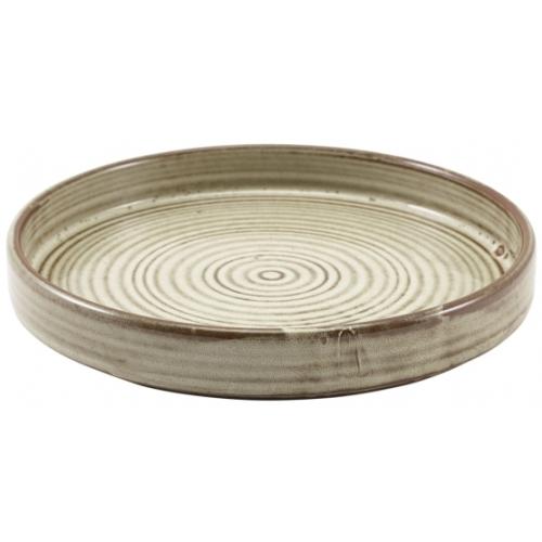 Presentation Plate - Terra Porcelain - Grey - 18cm (7&quot;)