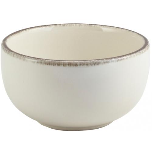 Round Bowl - Terra Stoneware - Sereno - Grey - 12.5cm (5&quot;) - 50cl (17.5oz)