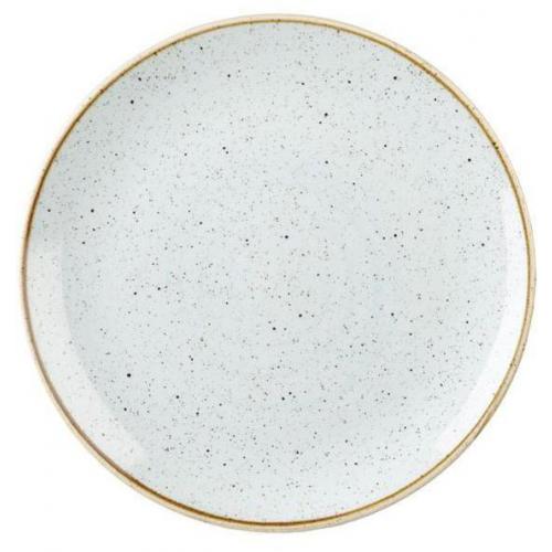 Coupe Plate - Churchill&#39;s - Stonecast&#174; - Duck Egg Blue - 26cm (10.25&quot;)