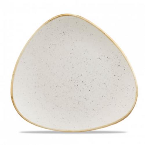 Triangle Plate - Churchill&#39;s - Stonecast&#174; - Barley White - 26.5cm (10.5&quot;)