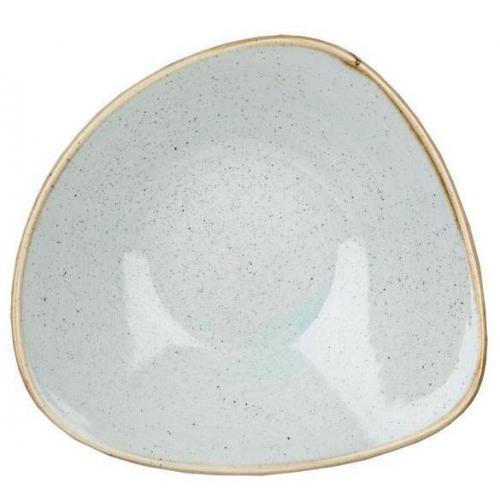 Triangle Bowl - Churchill&#39;s - Stonecast&#174; - Duck Egg Blue - 18.5cm (7.3&quot;) - 37cl (13oz)