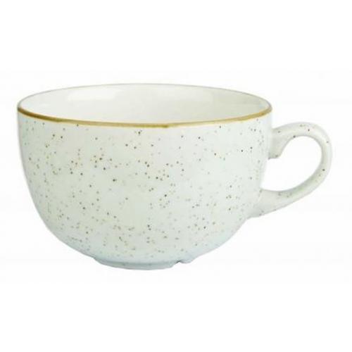 Cappuccino Cup - Churchill&#39;s - Stonecast&#174; - Barley White - 34cl (12oz)