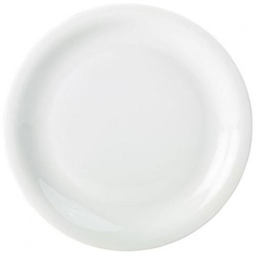 Narrow Rim Plate - Porcelain - 24cm (9.25&quot;)