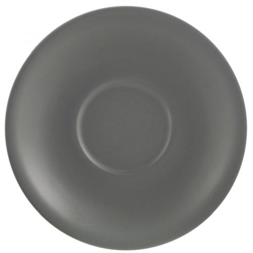 Saucer - Porcelain - Matt Grey - 12cm (4.75&quot;)