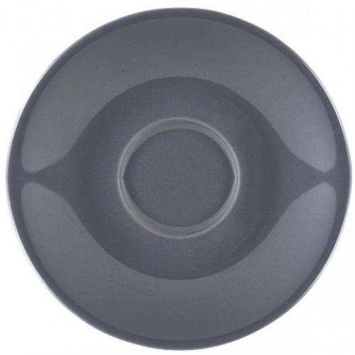 Saucer - Porcelain - Grey - 13.5cm (5.25&quot;)