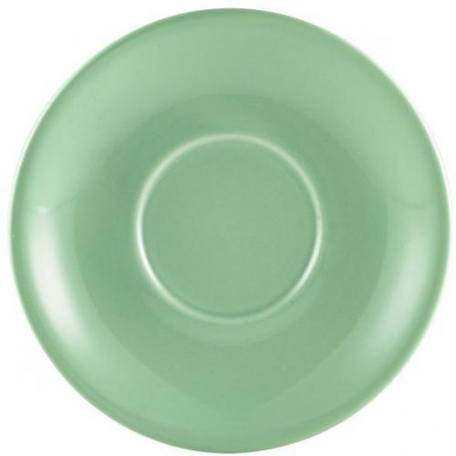 Saucer - Porcelain - Green - 16cm (6.25&quot;)