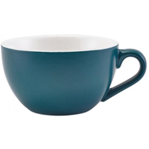 Beverage Cup - Bowl Shaped - Porcelain - Matt Teal - 17.5cl (6oz)