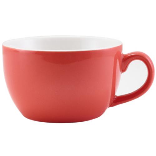 Beverage Cup - Bowl Shaped - Porcelain - Coral - 25cl (8.75oz)